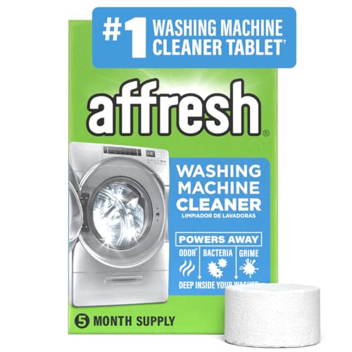 Affresh Washing Machine Cleaner, Cleans Front Load and Top Load Washers, Including HE, 5 Tablets