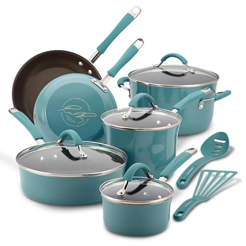 Rachael Ray Cucina Nonstick Cookware Pots and Pans Set