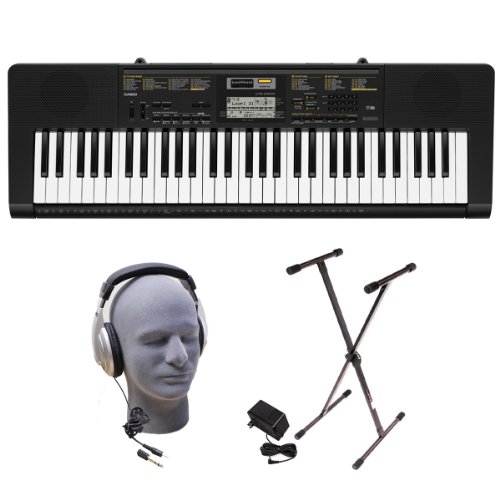 Casio CTK-2550 PPK 61-Key Premium Keyboard Pack with Stand, Headphones & Power Supply