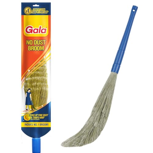 (Pack of 1) - Gala No Dust Floor Broom- (Freedom from New Broom Dust- Bhusa)...