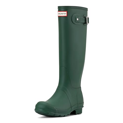 Hunter Women's Original Tall Rain Boots Green, 8