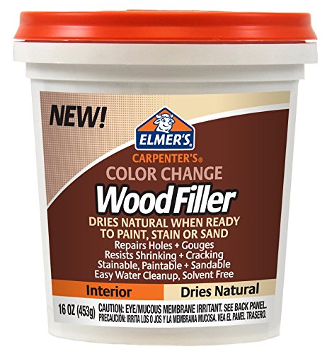 Elmer's E914 Carpenter's Color Change Wood Filler 16oz Natural