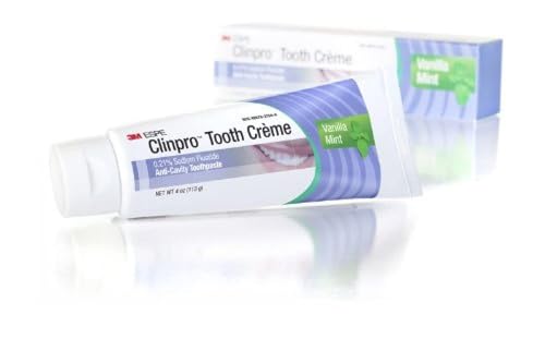 3M Clinpro Tooth Creme 0.21% Sodium Fluoride Anti Cavity Toothpaste, Vanilla Mint