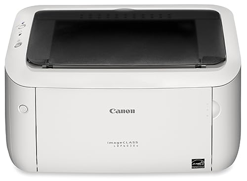 Canon imageCLASS LBP6030w - Monochrome, Wireless Compact Wireless Laser Printer, 1 Year Limited Warranty, 19 PPM, White