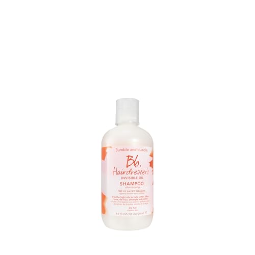 Bumble and bumble. Hairdresser's Invisible Oil Hydrating Shampoo | Anti Frizz, Softening, Color Safe | For All Curly, Wavy, Straight Hair Types | With Argan, Coconut + Grapeseed Oil, 8.5 Fl Oz