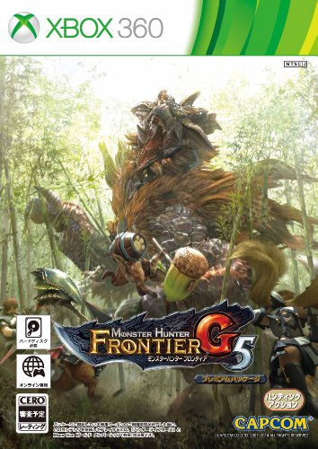 XBox360の名作・アクションゲーム人気投票＆ランキング【ACT】　225位　モンスターハンター フロンティアG5 プレミアムパッケージの画像