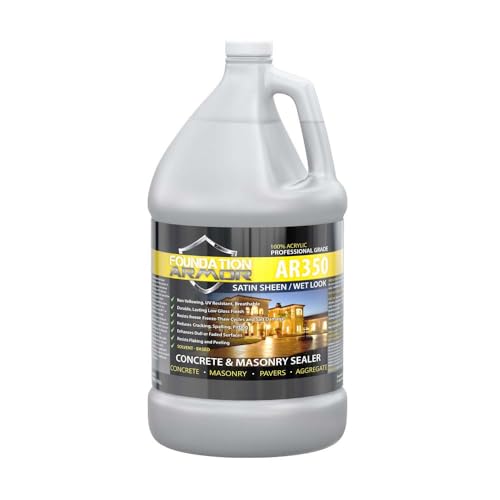 Foundation Armor AR350 Low Gloss Wet Look Concrete Sealer 1 Gallon
