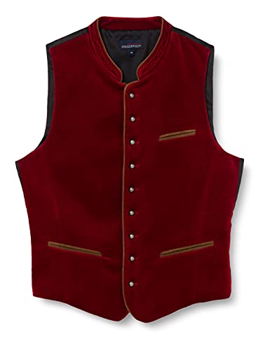 🔥 STARKER PREIS 8,68€ Coupon! Stockerpoint Herren Trachtenweste Ricardo | Größen 44-64 | Traditionelle & hochwertige Weste mit verstellbarem Riegel I Perfekt für Trachten & Festlichkeiten