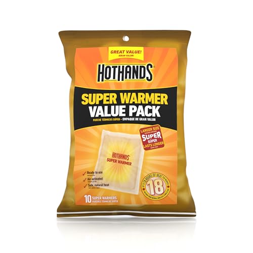 HotHands Body and Hand Super Warmers 10 Individual Up to 18 Hours