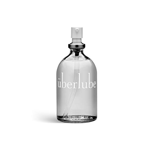 Uberlube Silicone Base Lube - Unscented Silicone Lubricant Personal Lubrication : Latex Safe Privacy Sex Lube Liquid for Couples Women & Men - Flavorless, Vaginal & Anal - 55mL