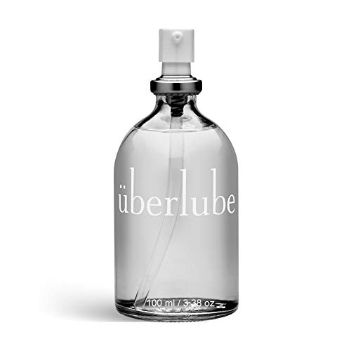 Uberlube Silicone Base Lube - Unscented Silicone Lubricant Personal Lubrication : Latex Safe Privacy Sex Lube Liquid for Couples Women & Men - Flavorless, Vaginal & Anal - 112ml