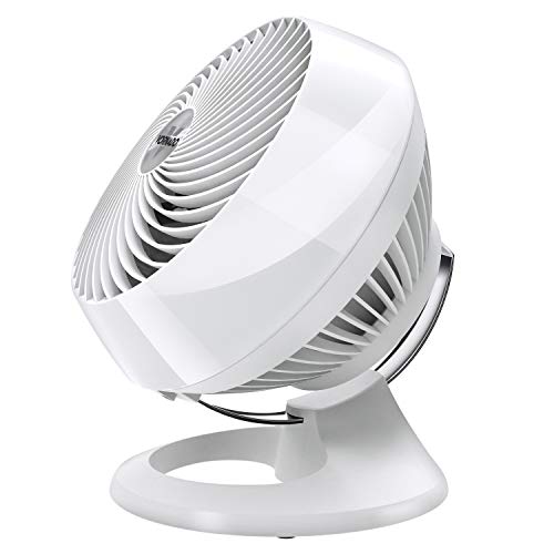 Vornado Ventilador circulador de ar grande para sala inteira 660 com 4 velocidades e inclinação de 90 graus, 660 grande, branco