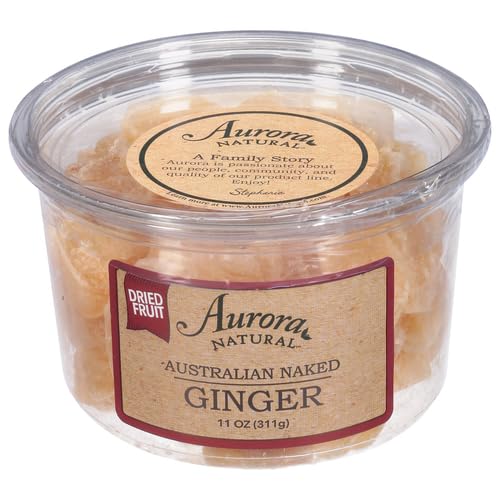 AURORA PRODUCTS Australian Crystallized Ginger Chunks, 11 OZ
