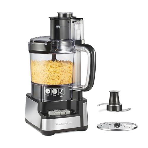 Hamilton Beach Stack and Snap Food Processor 12 Cup 2-Speed BPA Free