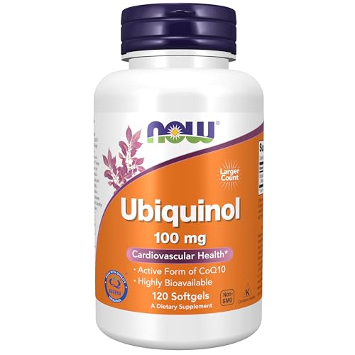 Now Supplements Ubiquinol 100 Mg High Bioavailability The Active Form