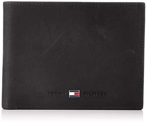 🔥 SELTEN SO GÜNSTIG (-56%) Tommy Hilfiger Geldbörse JOHNSON Schwarz BM56924756-990 Herren Geldbeutel Geldtasche Börse Portemonnaies Leder