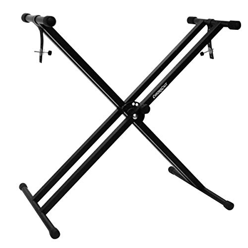 ChromaCast Pro Series Keyboard Stand with Locking Straps Simple Yet Solid Sets up out of the box