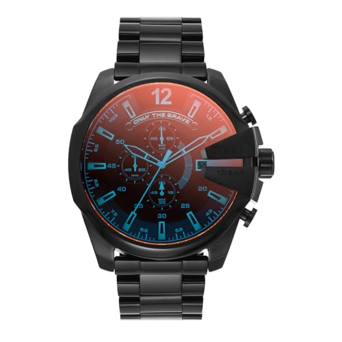 (-44%) Diesel Chief Series Herrenuhr, Chronographenwerk mit Silikon-, Edelstahl- oder Lederarmband