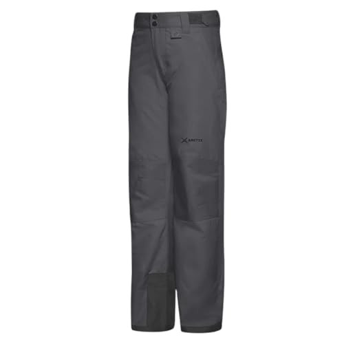 Arctix Kids Snow Pants with Reinforced Knees and Seat, Charcoal, Medium