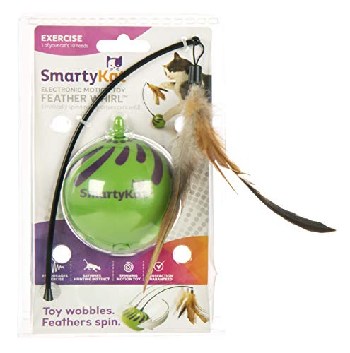 SmartyKat Feather Whirl Electronic Motion Wand