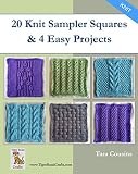 20 Knit Sampler Squares 4 Easy Projects Tiger Road Crafts Book 7 English Edition