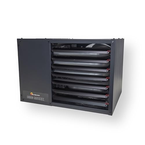 Mr. Heater F260560 Big Maxx MHU80NG Natural Gas Unit Heater, 80,000 BTU, Black