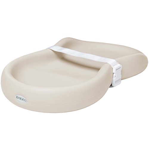Keekaroo Peanut Changer Baby Vanilla– The Original Made in USA Easy-to-Clean Changing pad and The only Shell Over Foam, Fully Water Repellant