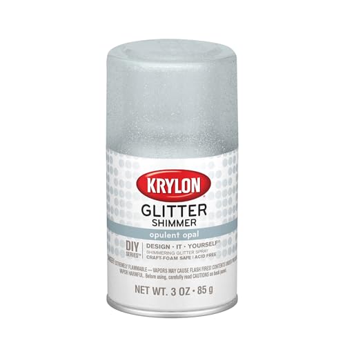 Krylon I00407000 Opulent Opal Glitter Shimmer Spray, 4 ounces