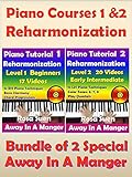 Piano Courses 1 2 Reharmonization Piano Tutorials Bundle Of 2 Special For Beginners Intermediate Learn Piano Piano Lessons English Edition