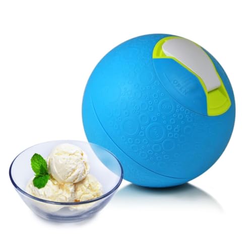 YayLabs! SoftShell Ice Cream Ball Blue, Pint Size, blueberry