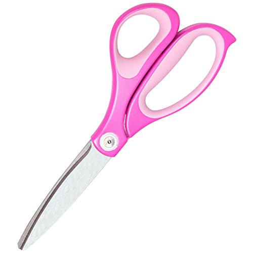 PLUS Fit Cut Curve Scissors 8" Pink