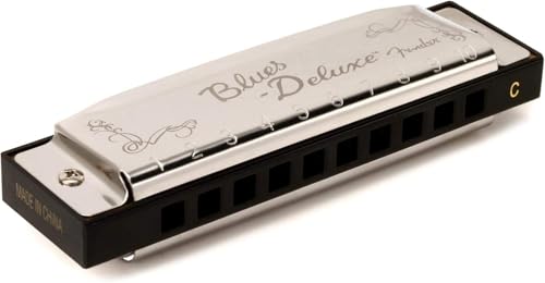 Fender Blues Deluxe Harmonica, Stocking Stuffers, Guitar Accessories, Key of C