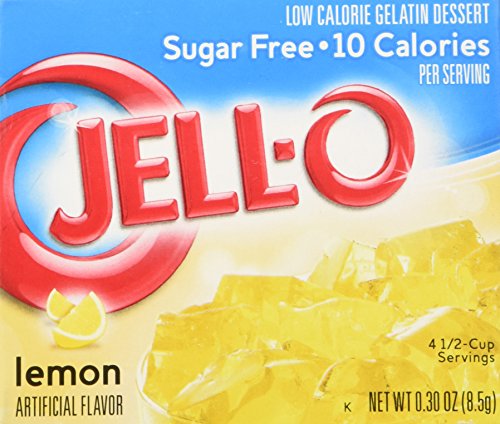 Jell-O Lemon Flavor Sugar-Free Instant Pudding 1 oz box (4-Pack)