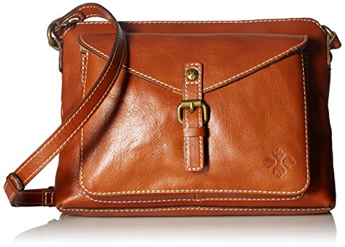 Patricia Nash | Avellino Leather Crossbody Bag | Women's Crossbody Purse | Leather Crossbody, Tan