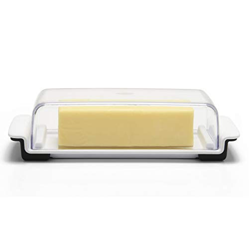 OXO Good Grips Butter DishMud Pie Door Knob Butter DishLuminarc European Tempered Glass Cow Butter Dish - 1 Pound Capa