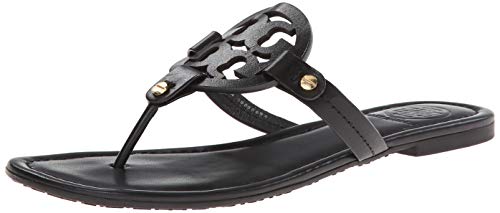 Tory Burch Women's Miller Thong Sandals, Perfect Black, 9 Medium US