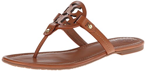 Tory Burch Women's Miller Sandals, Vintage Vachetta, Brown, Tan, 8 Medium US