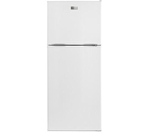 Apartment size top freezer refrigerator