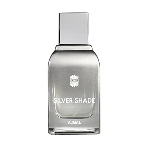 Ajmal | Silver Shade - 100 ml | Perfume for Men | Premium Eau De Parfum | Scent Spray | Long Lasting Fragrance for Men | Citrus, Fruity & Woody | Gift