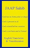 Jaap Sahib English Translation Transliteration Sikh Religion Prayer Holy Scriptures English Edition