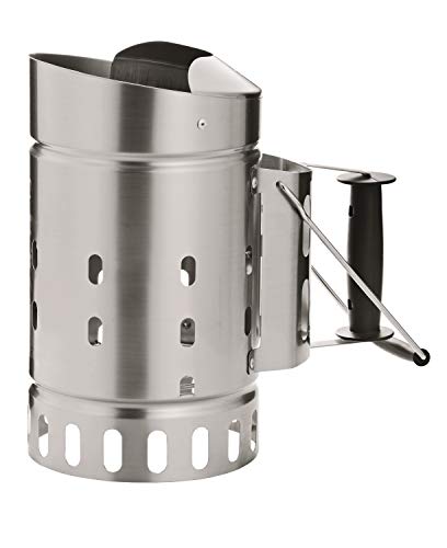 Rösle Stainless Steel Charcoal Starter Chimney, Silver, (25039)SHALL Electric Charcoal Starter Fire Lighter with Air B