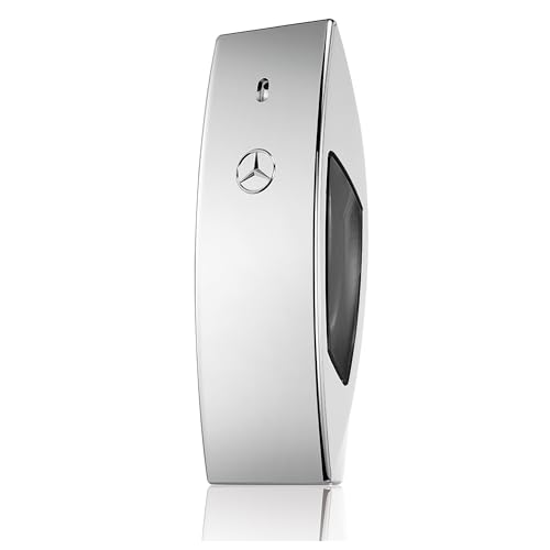 Mercedes-Benz Club Cologne for Men - 3.4 Fl Oz - Eau De Toilette Perfume Spray for Man - Woody & Musky Scent - Luxury Long Lasting Fragrance with Notes Of Grapefruit, Cardamom & Earthy Dry wood