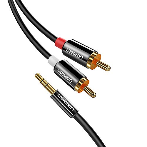 UGREEN 3.5mm to RCA Cable, Male to Aux Adapter, HiFi Sound Headphone Jack...