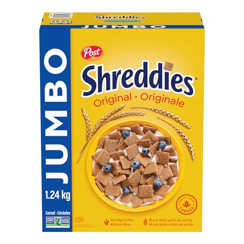 Post Jumbo Shreddies Cereal,1...43.73oz {Imported from Canada