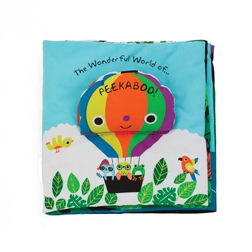 Melissa & Doug Soft Activity Baby Book - The Wonderful World of Peekaboo!Lift The Flap Busy Book for Toddlers, Sensory Toys for Babies and Toddlers