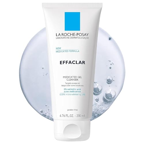 LA ROCHE-POSAY Effaclar Medicated Gel Cleanser Trusted Brand Creamy to the touch and luxurious in
