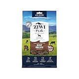 ZIWI Peak Air-Dried Dog Food – Beef - All Natural, High Protein, Grain Free, Limited Ingredient w/ Superfoods (16oz)
