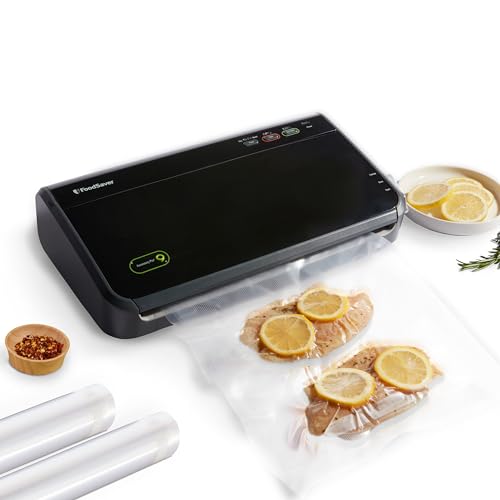 FoodSaverVacuum Sealer Machine, Automatic Bag Detection, Sous Vide Friendly, with sealer bags, roll, handheld vacuum se