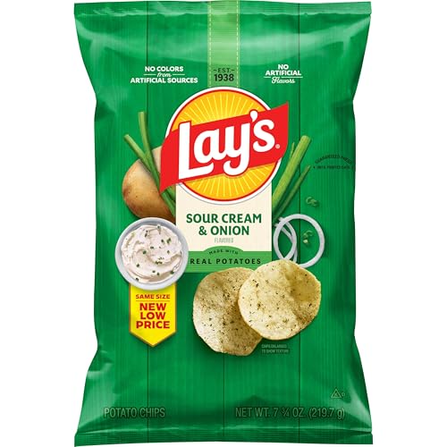 Lay's Sour Cream & Onion Flavor, 7.75 Oz