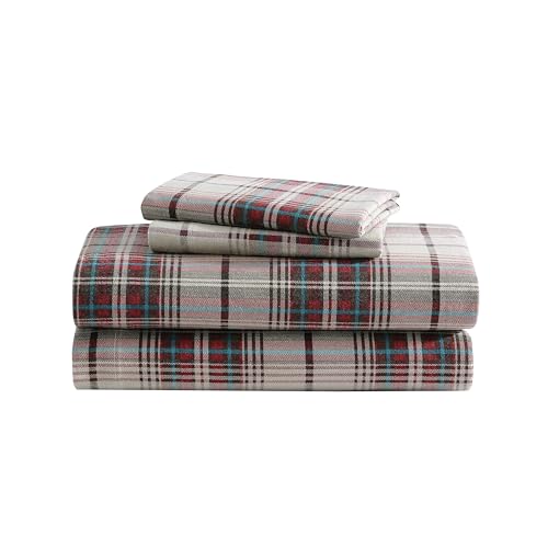 Eddie Bauer Mont Lake Plaid Flannel Sheet Set